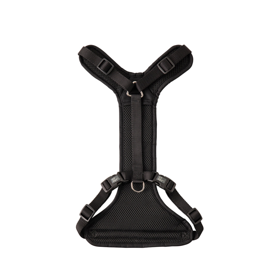 Dog Harness Travel Walking Vest Adjustable Black Comfort - lifestyle view