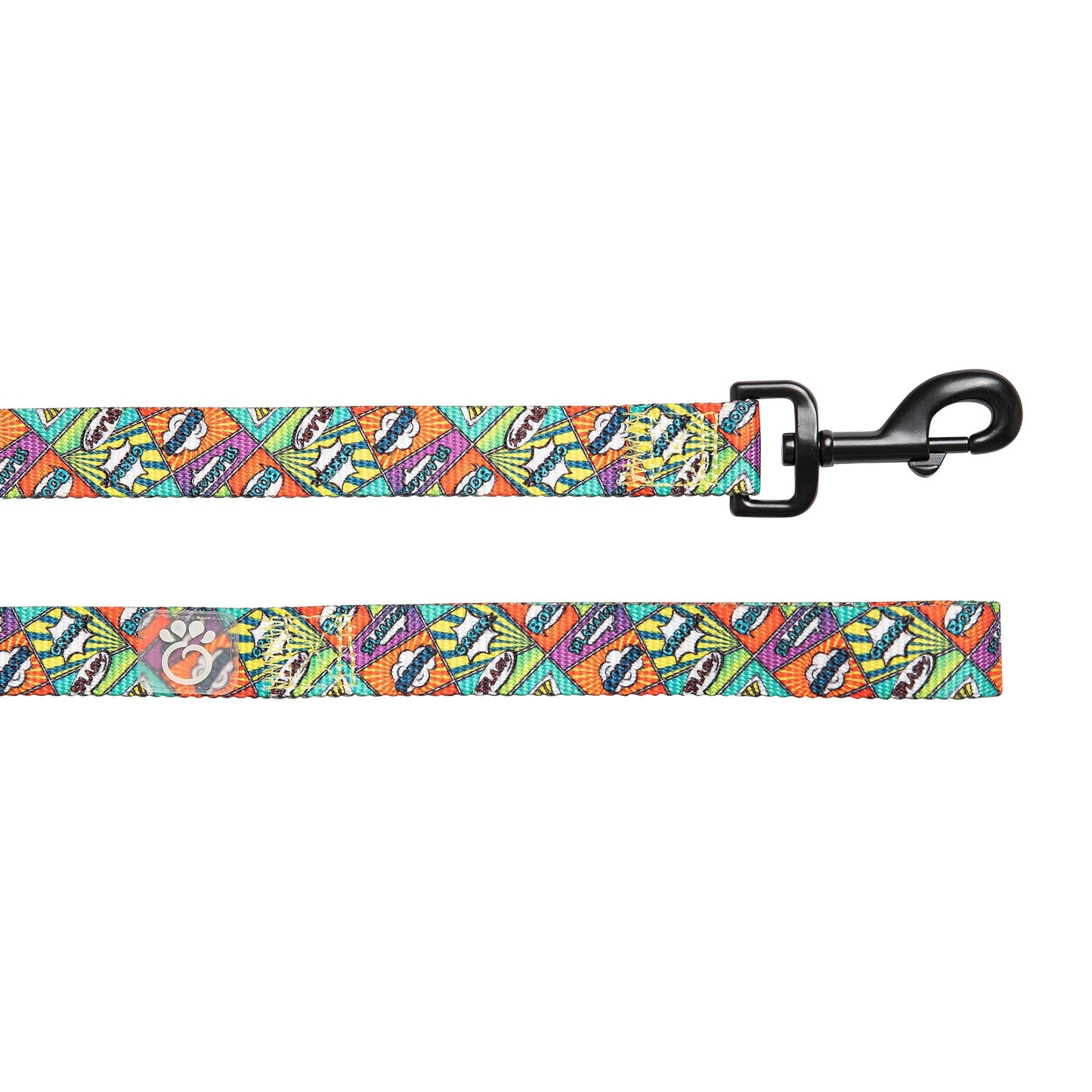 Printed Leash Comic Book Adjustable Dog Walking Gear Premium - main product image