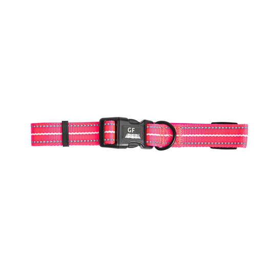 Dog Collar Adjustable Everyday Wear Adjustable Neon Pink - main product image