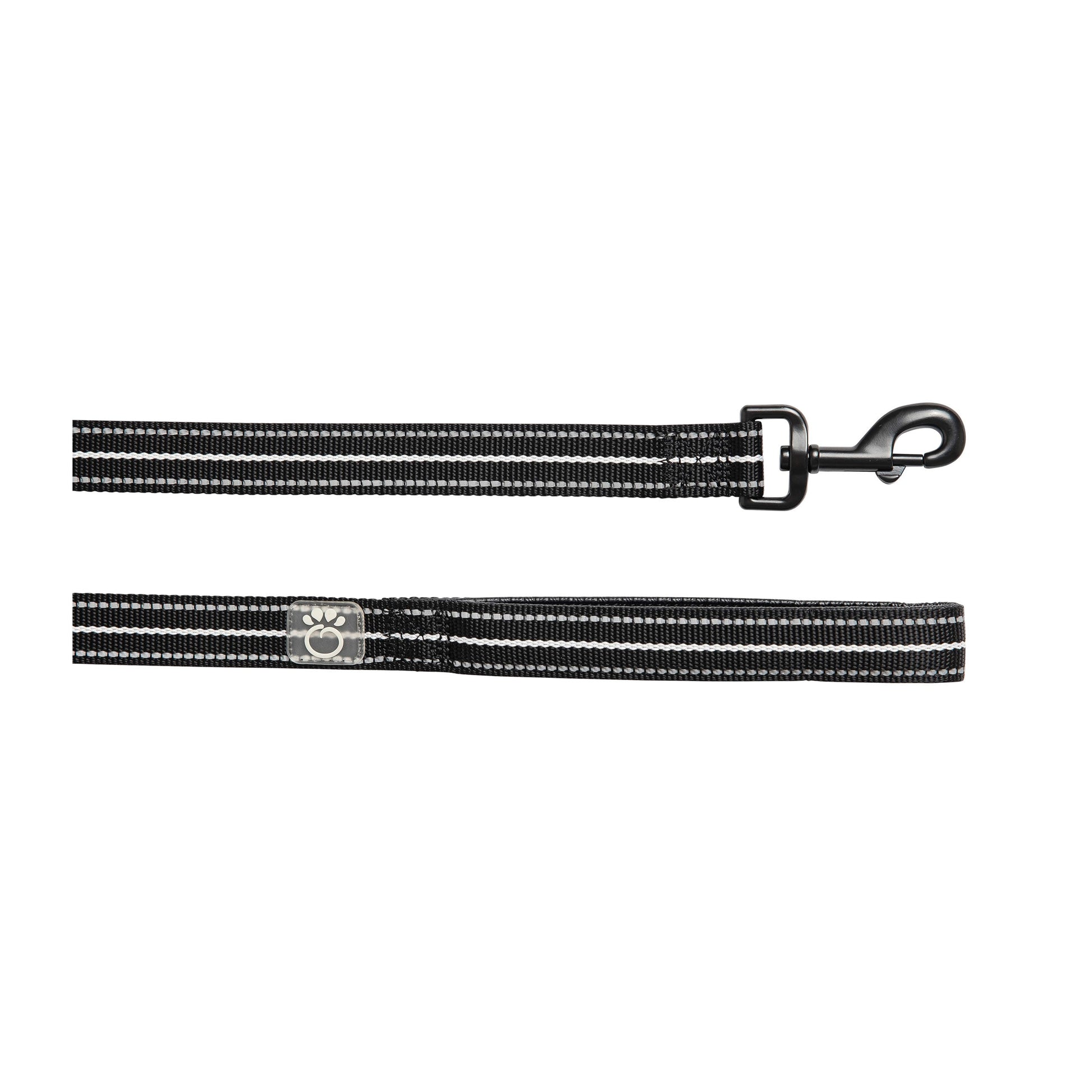 Reflective Leash Black Adjustable Dog Walking Gear Premium - main product image