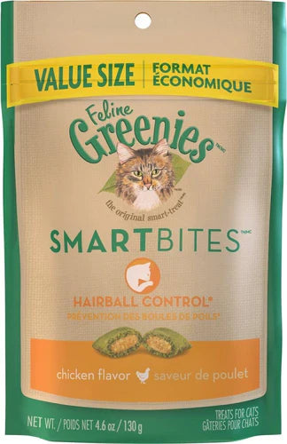 Greenies Smartbites Hairball Control Chicken Cat Treats - main product image