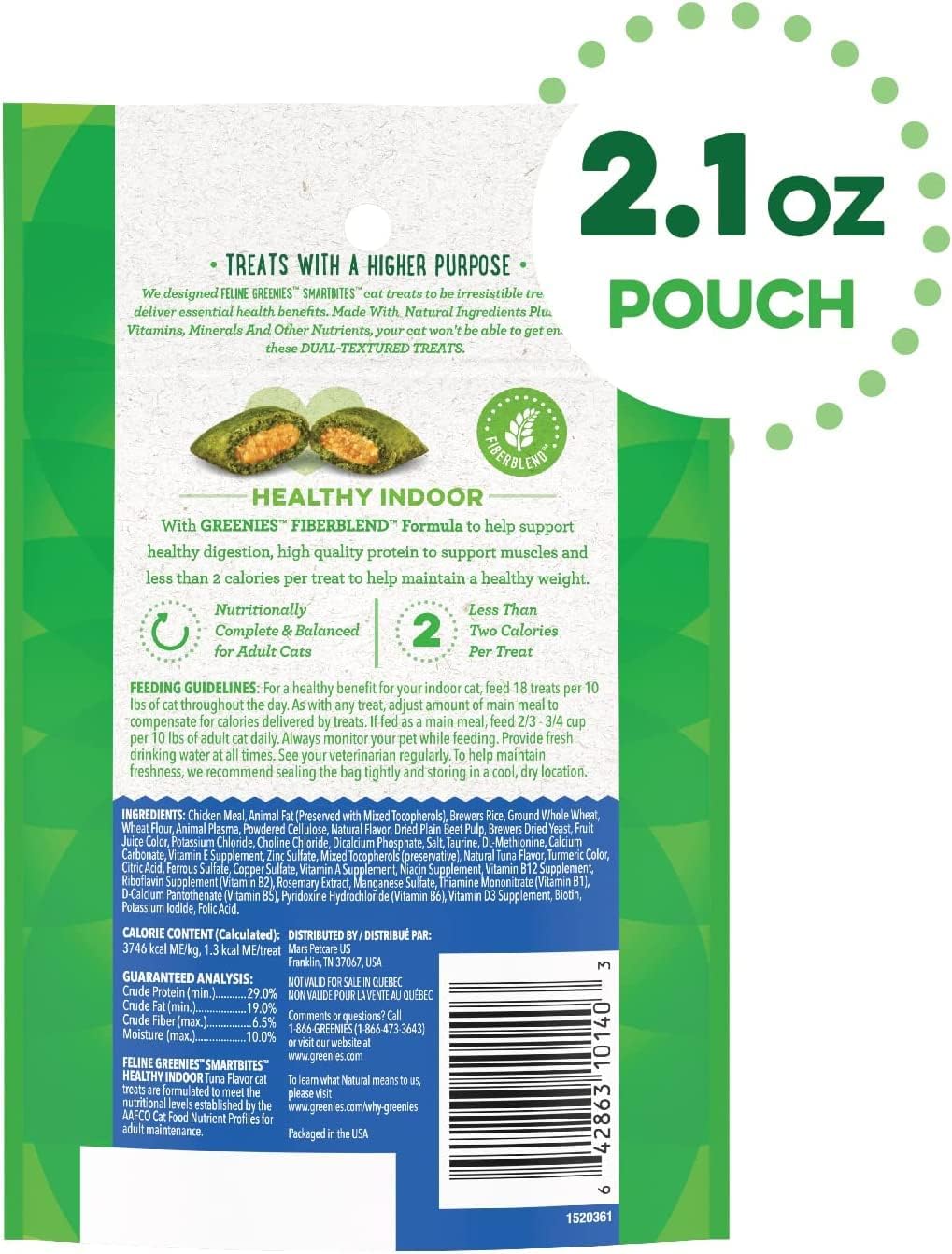 Dog Treats Greenies Tuna Chews Daily Training Rewards Premiu - detail view