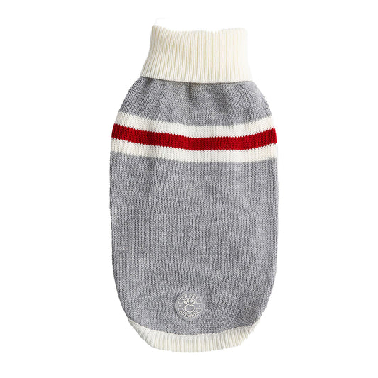 Trekking Sweater Grey Mix Dog Apparel Premium Pet Supply - main product image