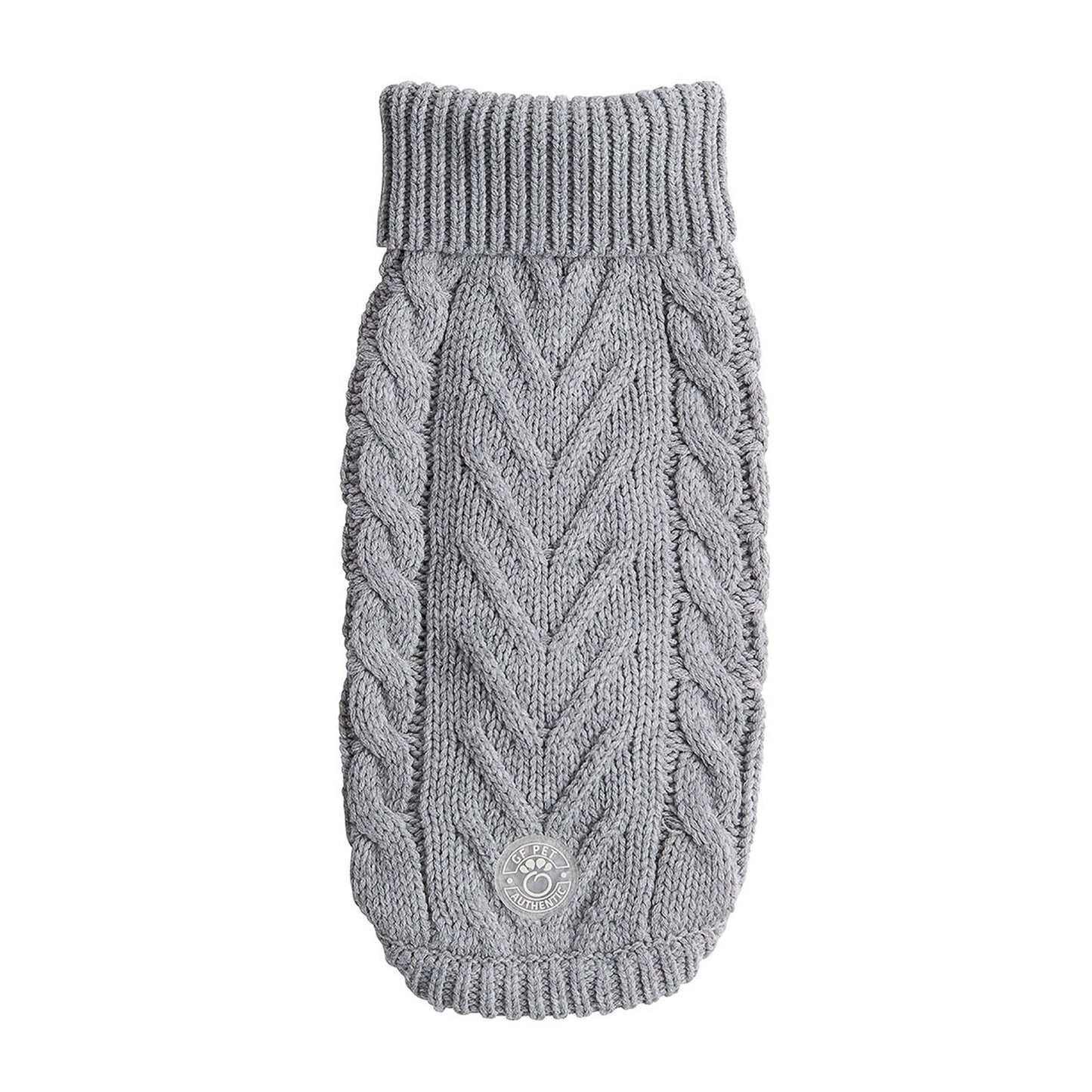 Chalet Sweater Grey Dog Sweaters Premium Pet Supply Premium - main product image