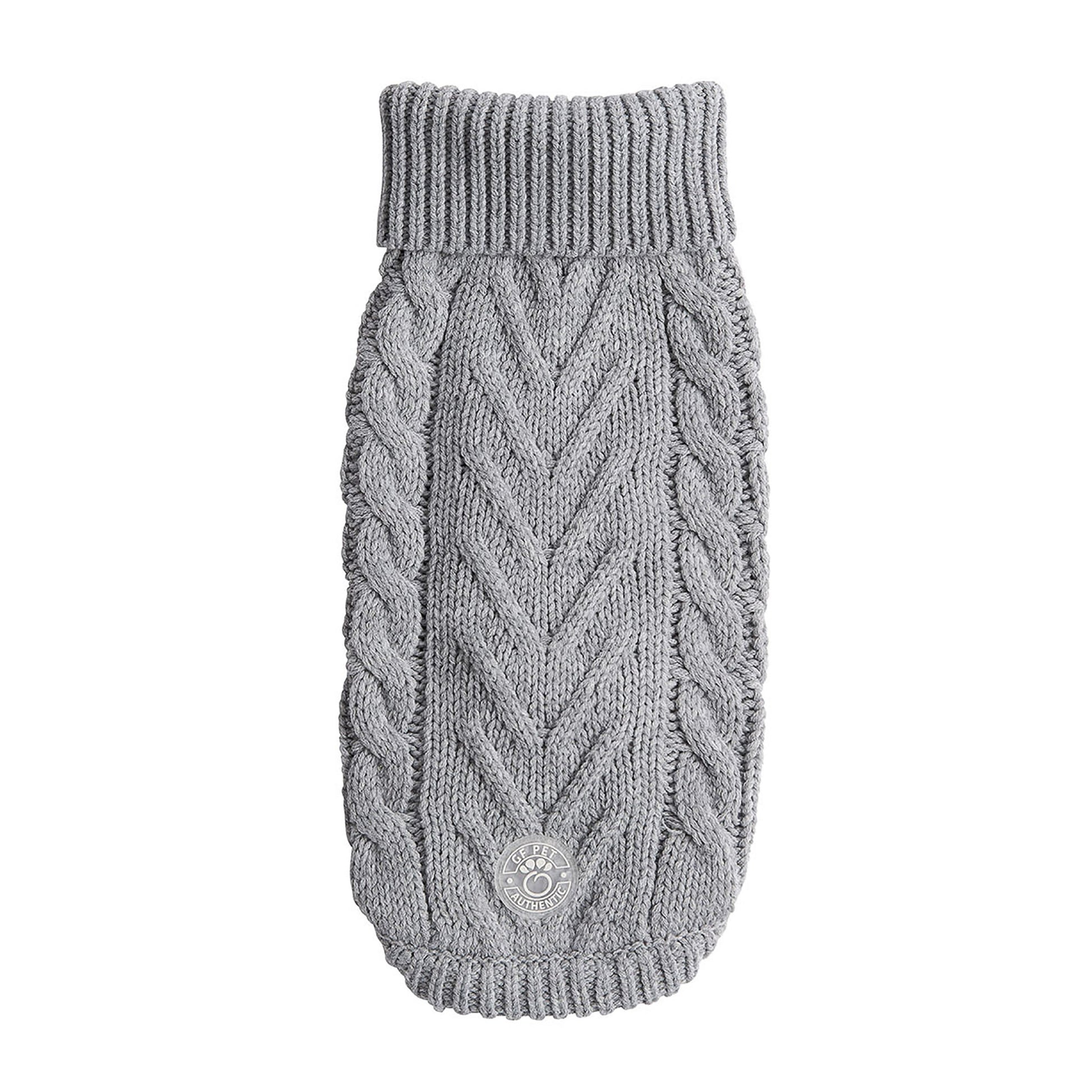 Chalet Sweater Grey Dog Sweaters Premium Pet Supply Premium - main product image