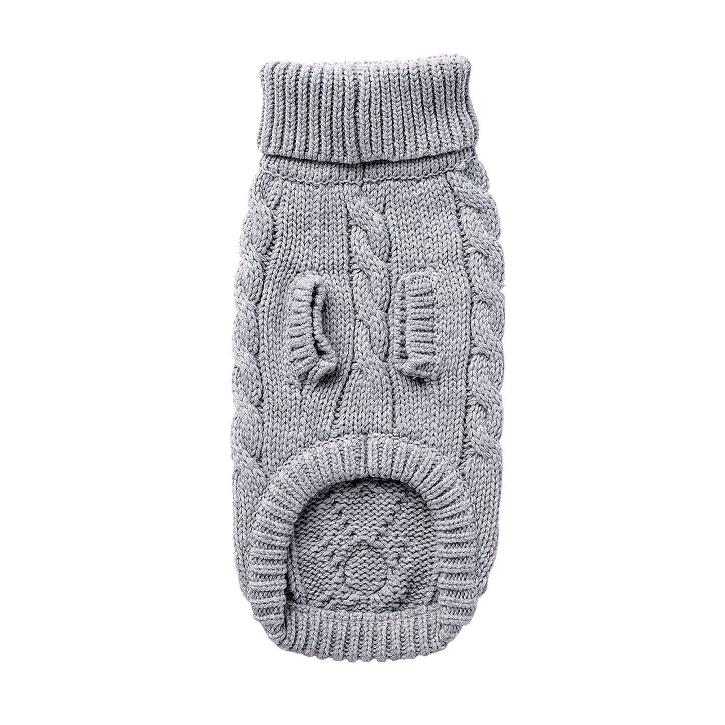 Chalet Sweater Grey Dog Sweaters Premium Pet Supply Premium - lifestyle view
