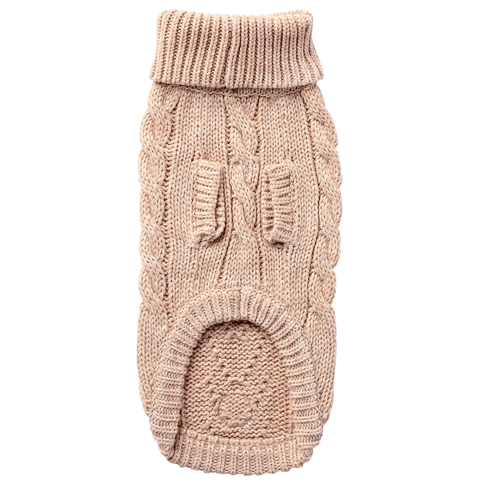 Chalet Sweater Oatmeal Dog Sweaters Premium Pet Supply - lifestyle view