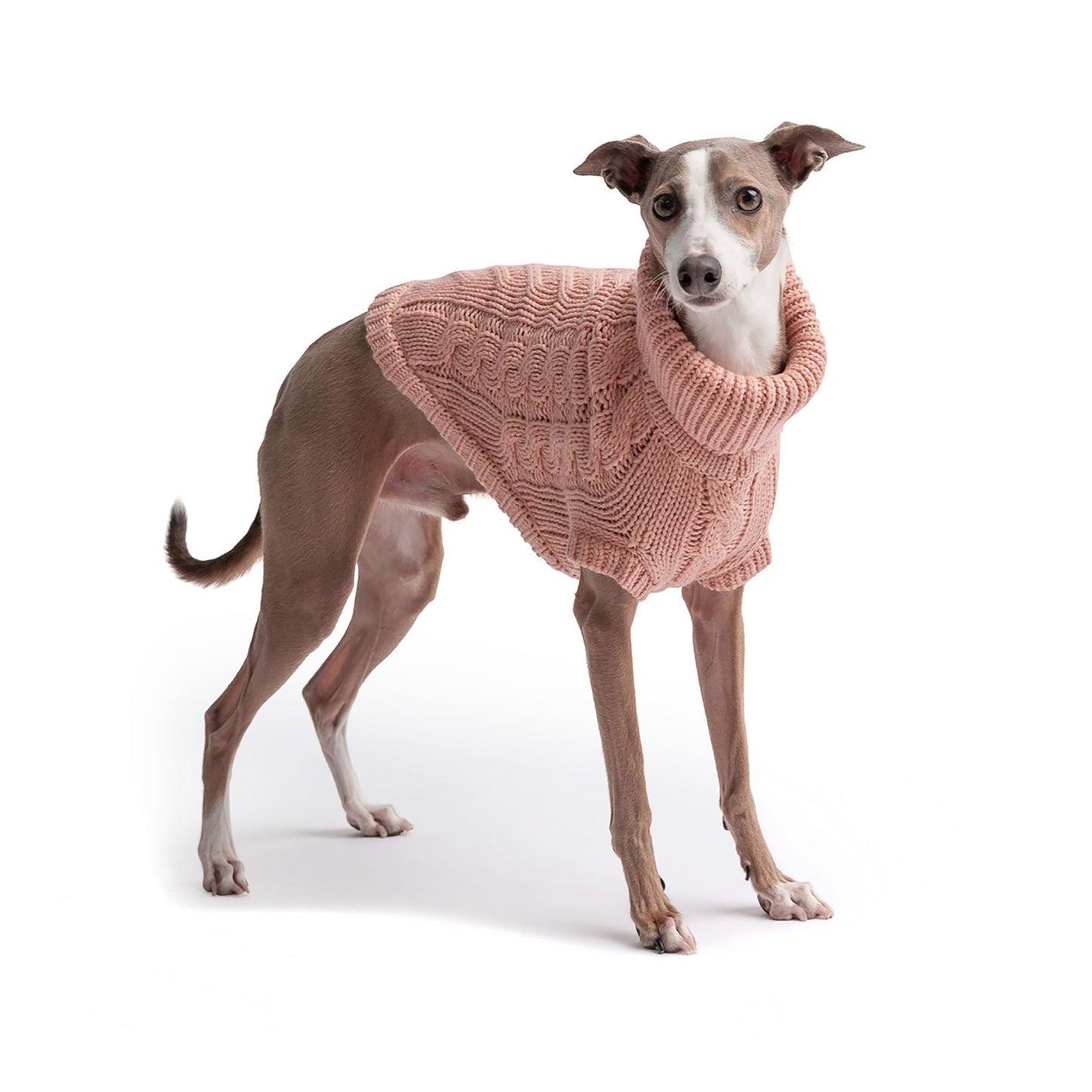 Chalet Sweater Pink Dog Sweaters Premium Pet Supply Premium - detail view