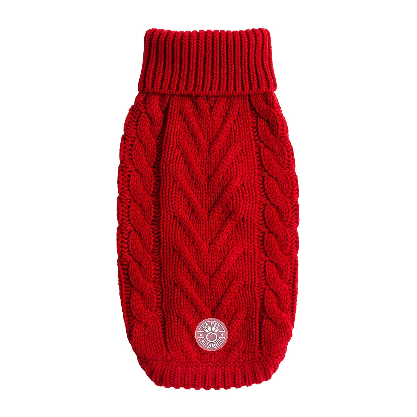 Chalet Sweater Red Dog Sweaters Premium Pet Supply Premium - main product image