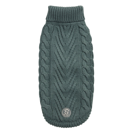 Chalet Sweater Sage Dog Sweaters Premium Pet Supply Premium - main product image