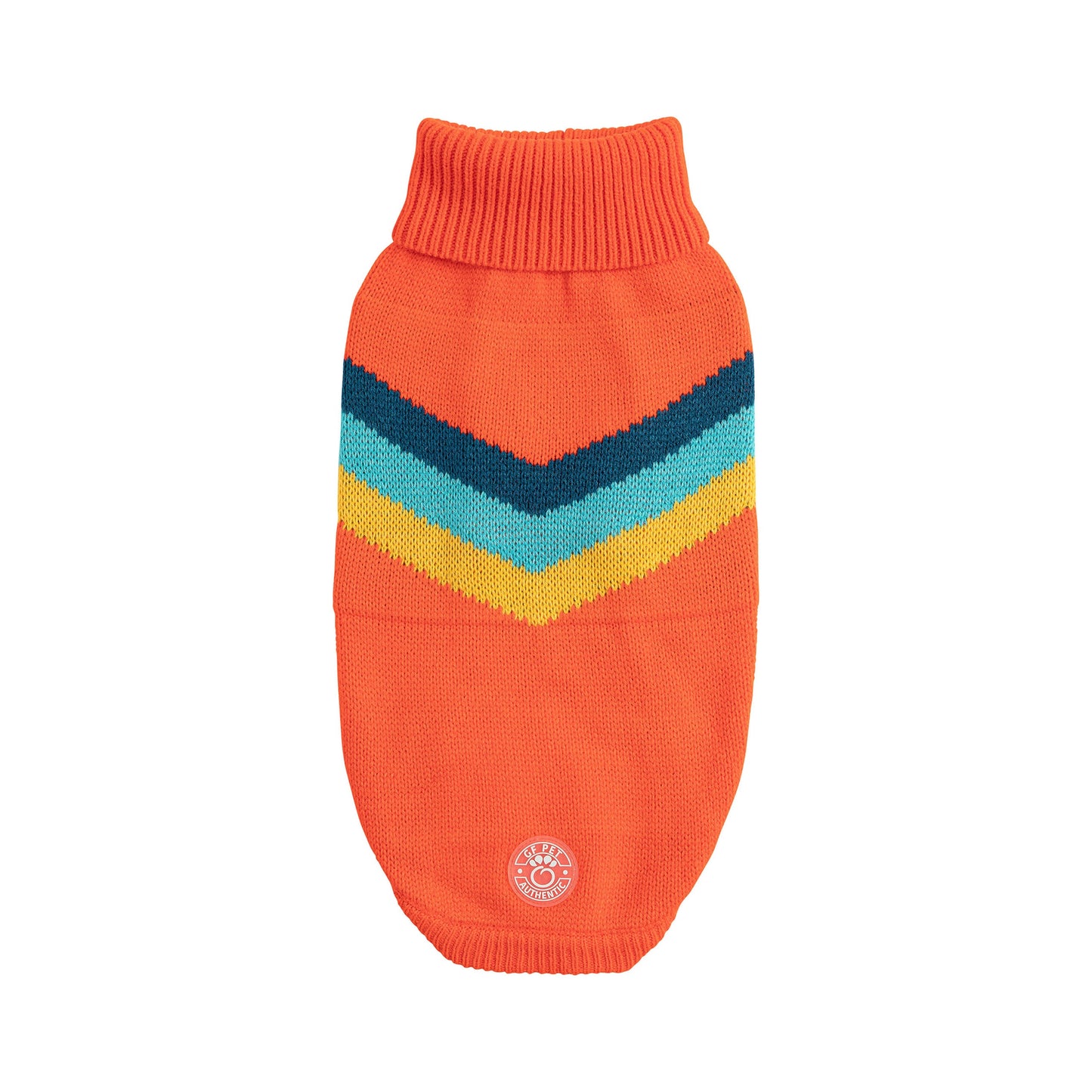 Alpine Sweater Orange Dog Apparel Premium Pet Supply Premium - main product image