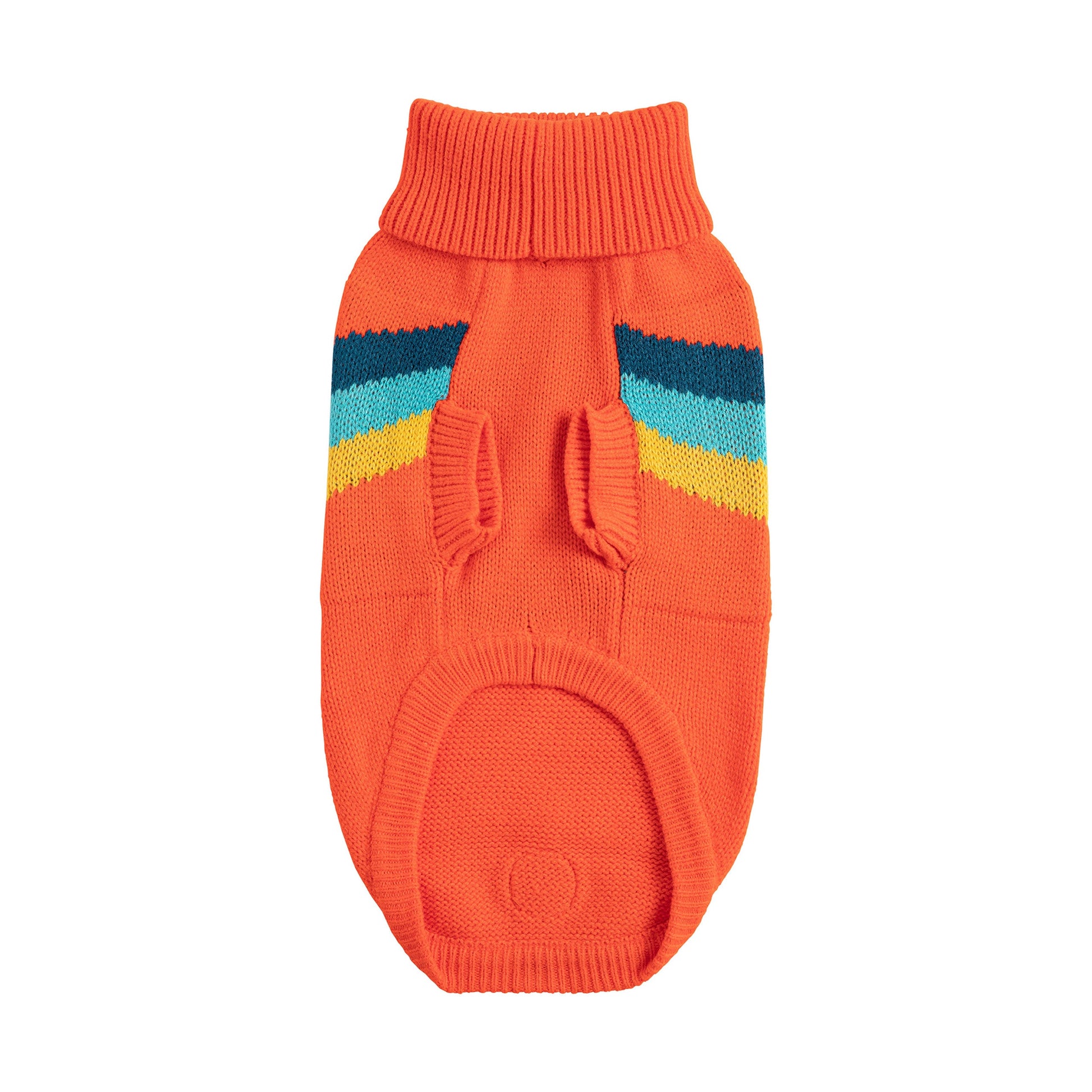 Alpine Sweater - Orange - lifestyle view | Pet Supplies at Purrfect Pet Kingdom for Dogs and Cats