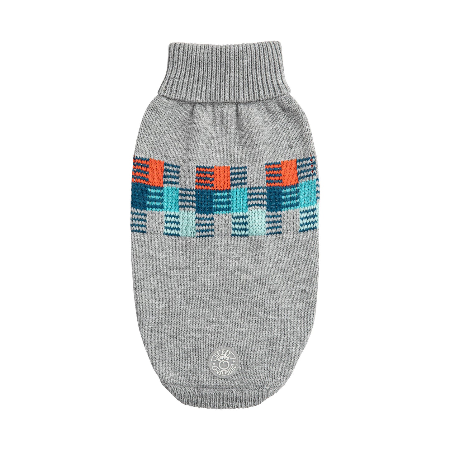 Winter Sailor Sweater Grey Mix Dog Apparel Premium Pet - main product image