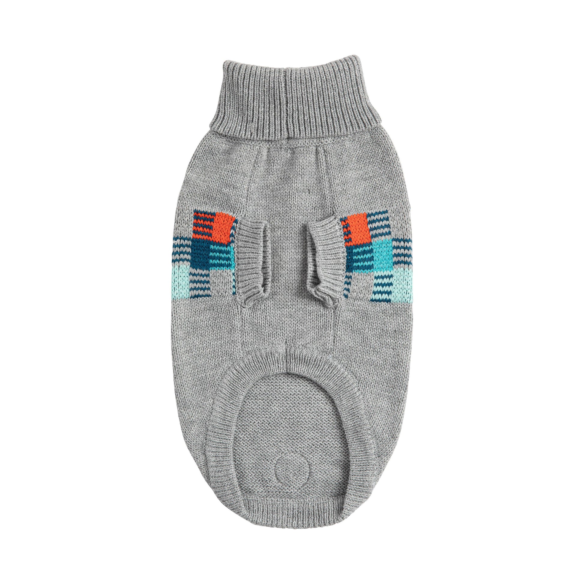 Winter Sailor Sweater Grey Mix Dog Apparel Premium Pet - lifestyle view