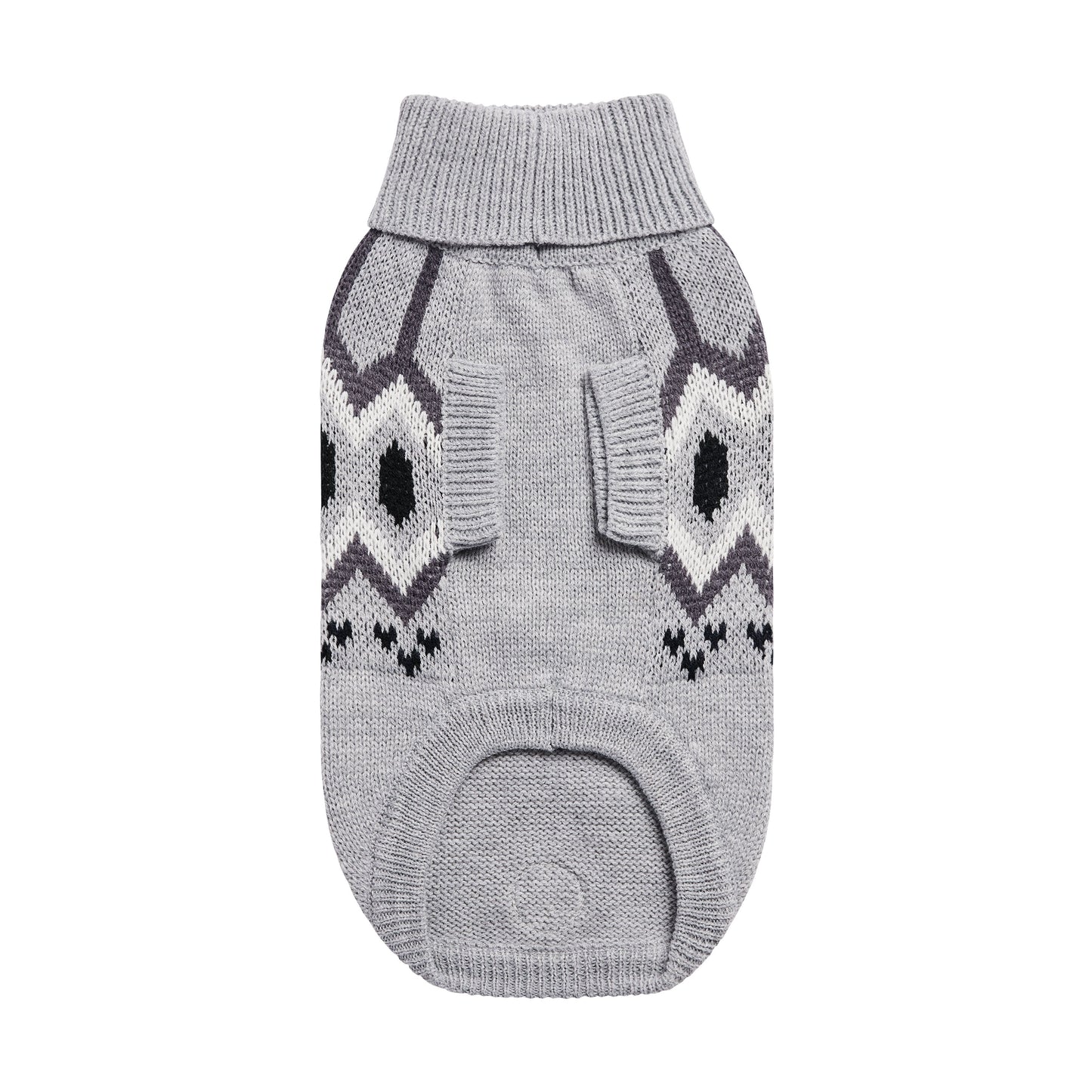 Heritage Sweater Grey Mix Dog Apparel Premium Pet Supply - lifestyle view