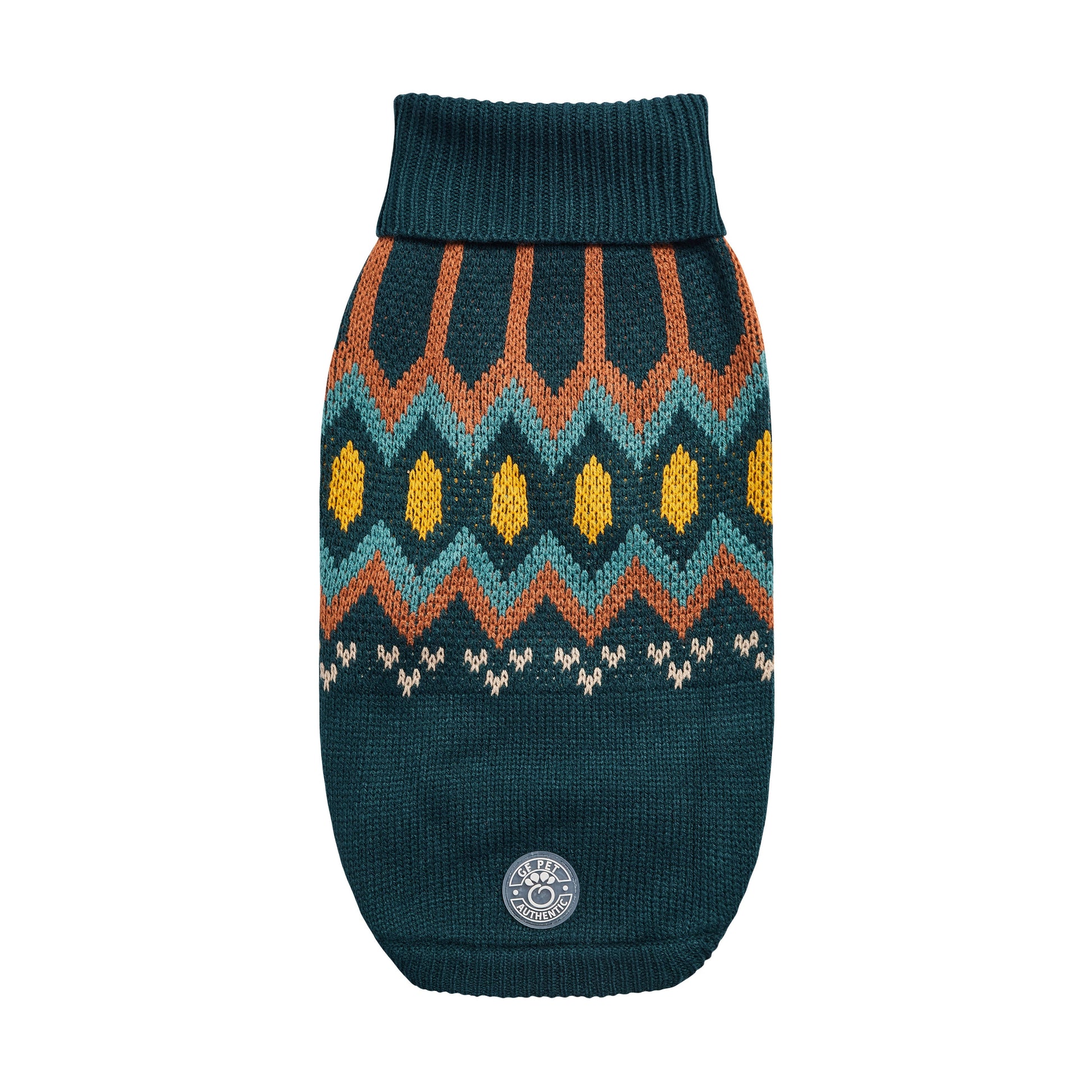 Heritage Sweater Teal Dog Apparel Premium Pet Supply Premium - main product image