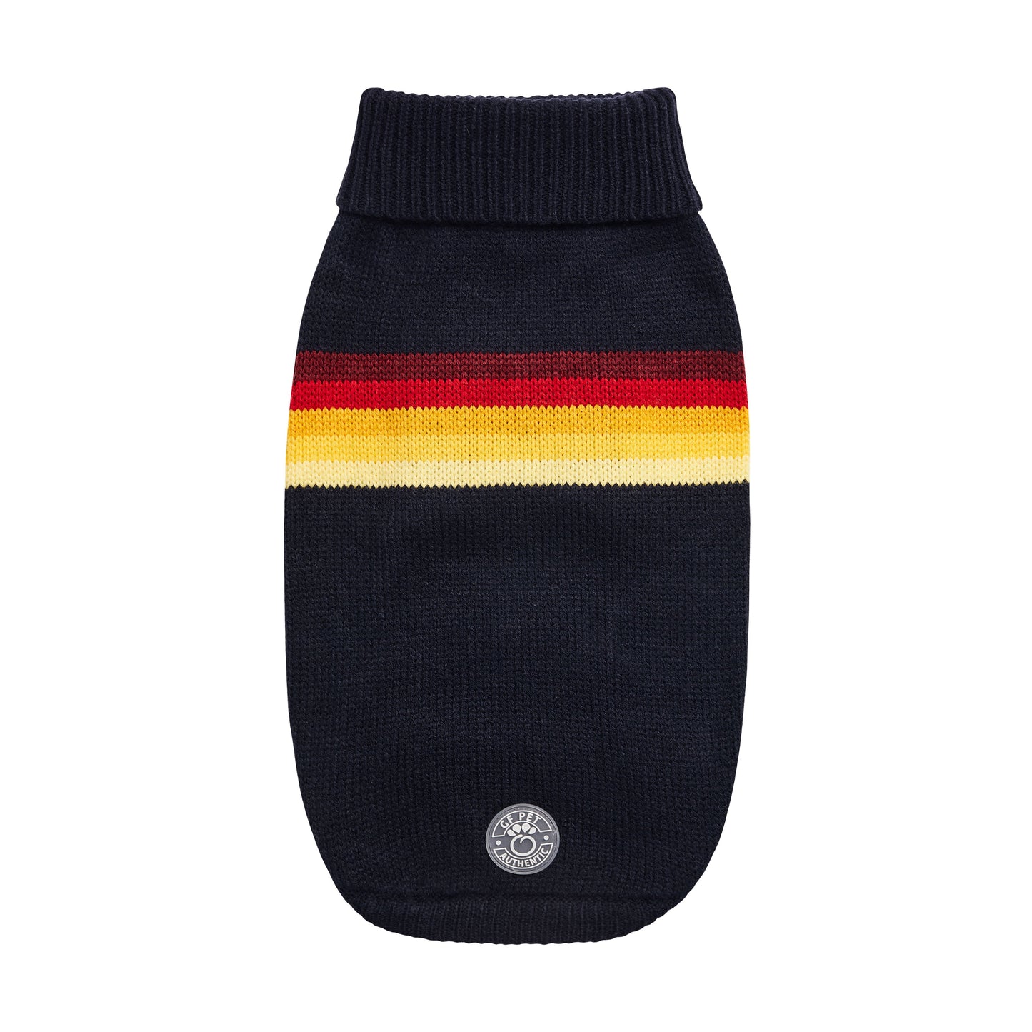 Retro Sweater Navy Dog Apparel Premium Pet Supply Premium - main product image