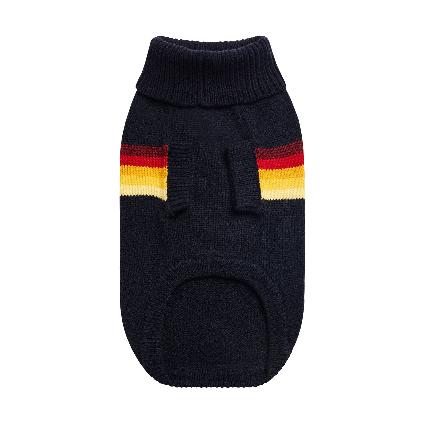 Retro Sweater Navy Dog Apparel Premium Pet Supply Premium - lifestyle view