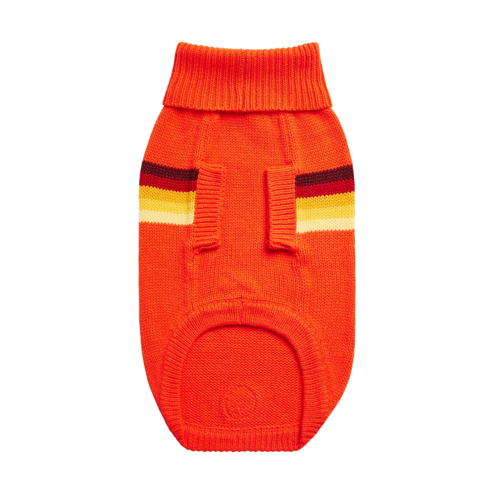 Retro Sweater Orange Dog Apparel Premium Pet Supply Premium - lifestyle view