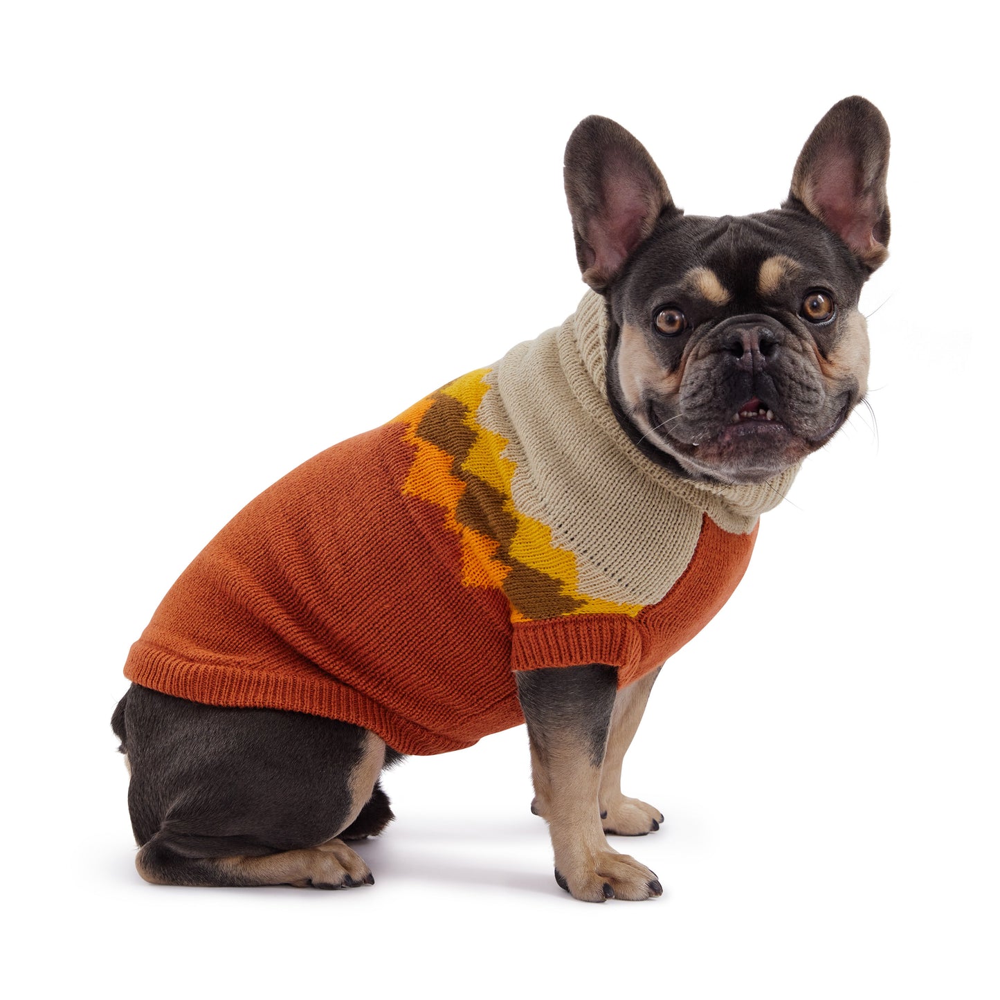 Fireside Sweater Chili Dog Apparel Premium Pet Supply - detail view