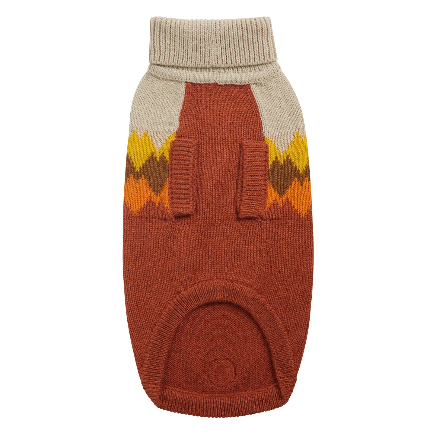 Fireside Sweater Chili Dog Apparel Premium Pet Supply - lifestyle view