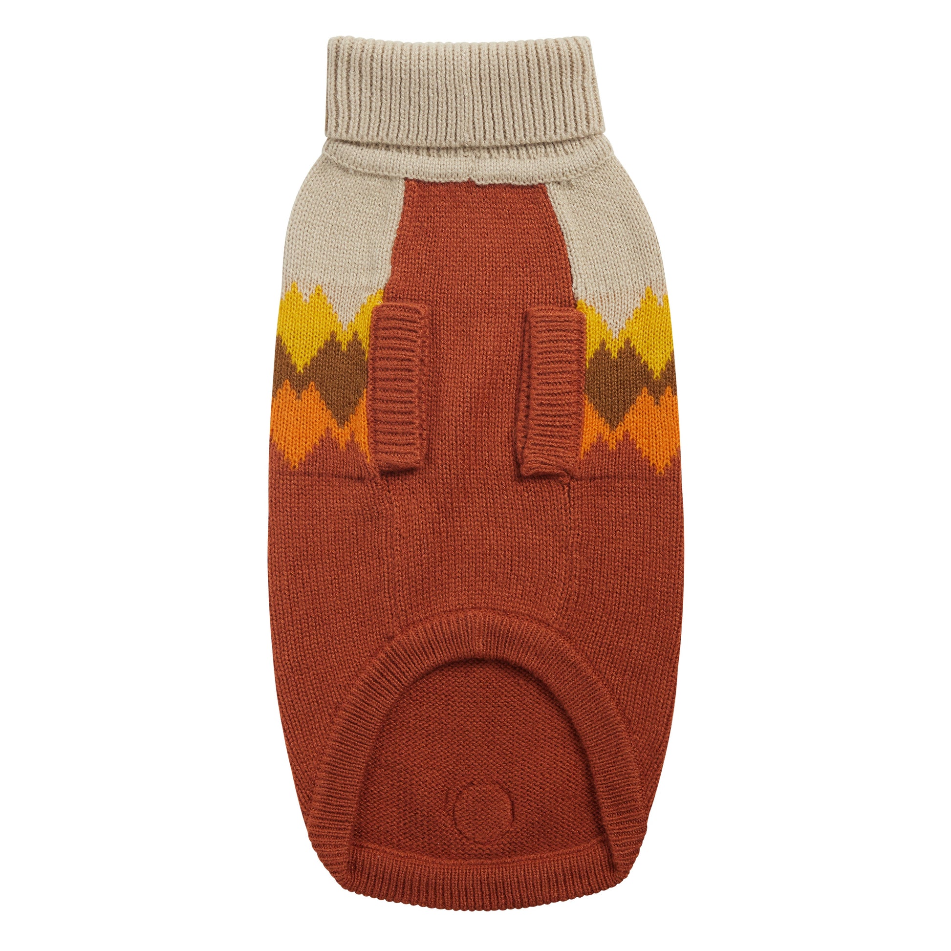 Fireside Sweater Chili Dog Apparel Premium Pet Supply - lifestyle view