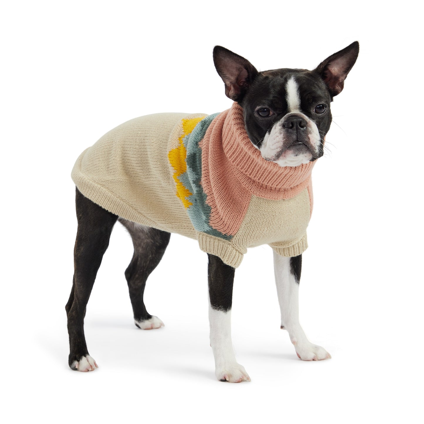 Fireside Sweater Clay Dog Sweaters Premium Pet Supply - detail view