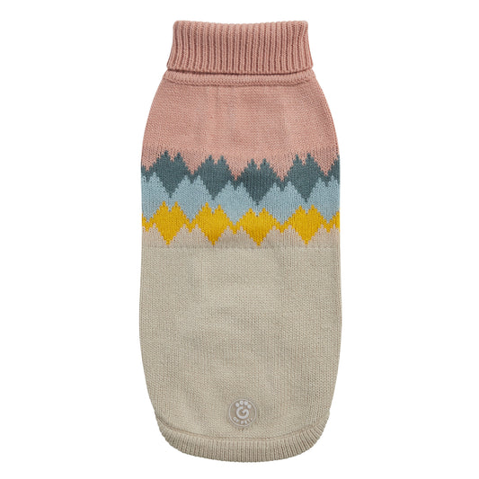 Fireside Sweater Clay Dog Sweaters Premium Pet Supply - main product image