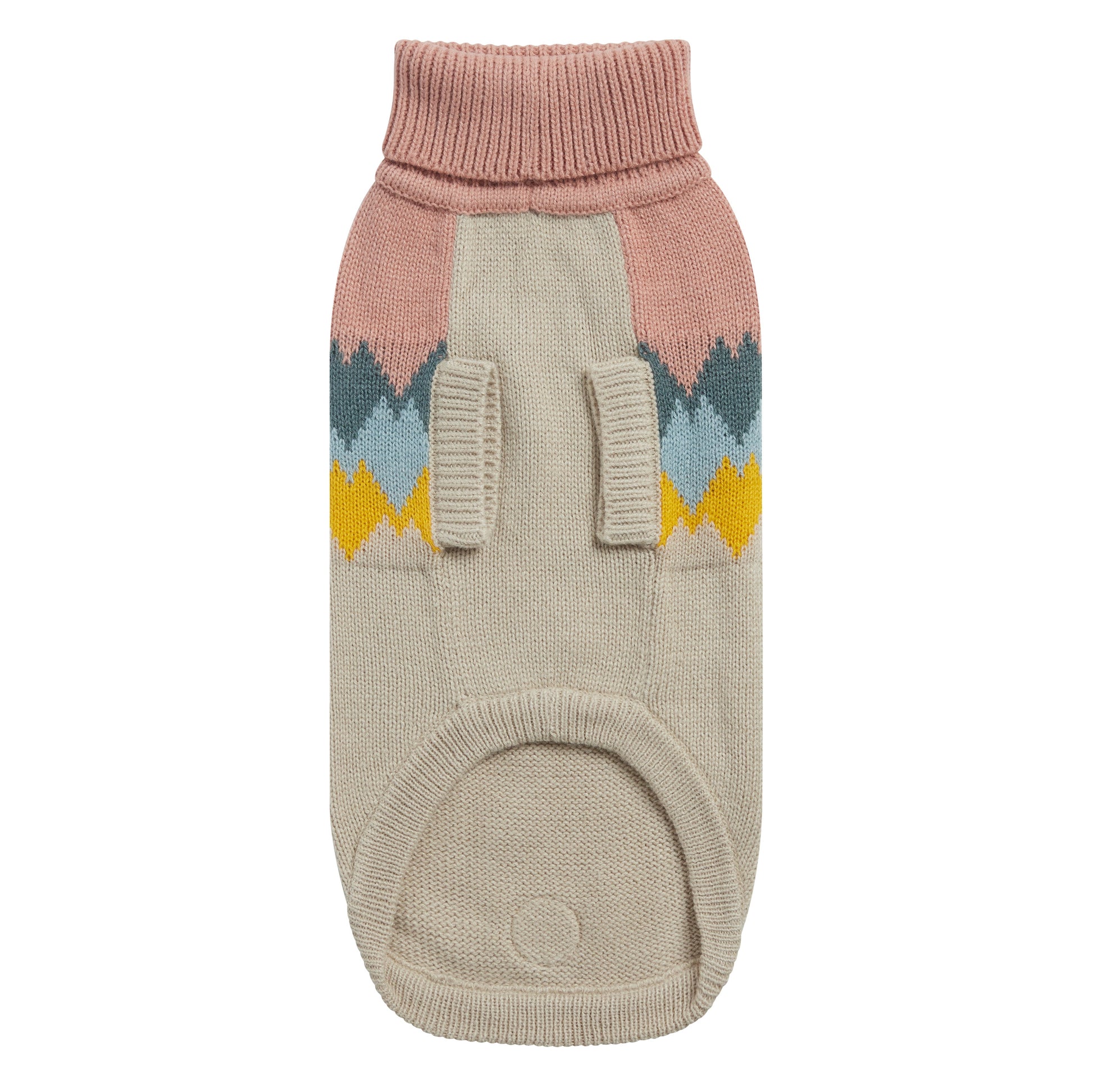 Fireside Sweater Clay Dog Sweaters Premium Pet Supply - lifestyle view