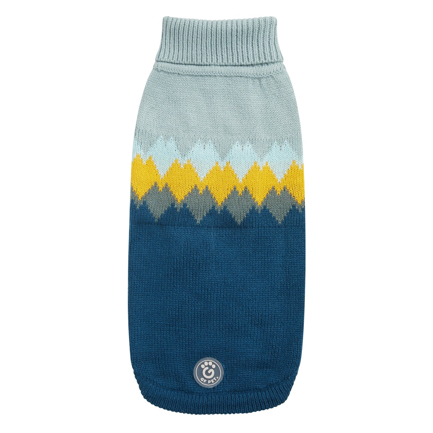 Fireside Sweater Teal Dog Apparel Premium Pet Supply Premium - main product image
