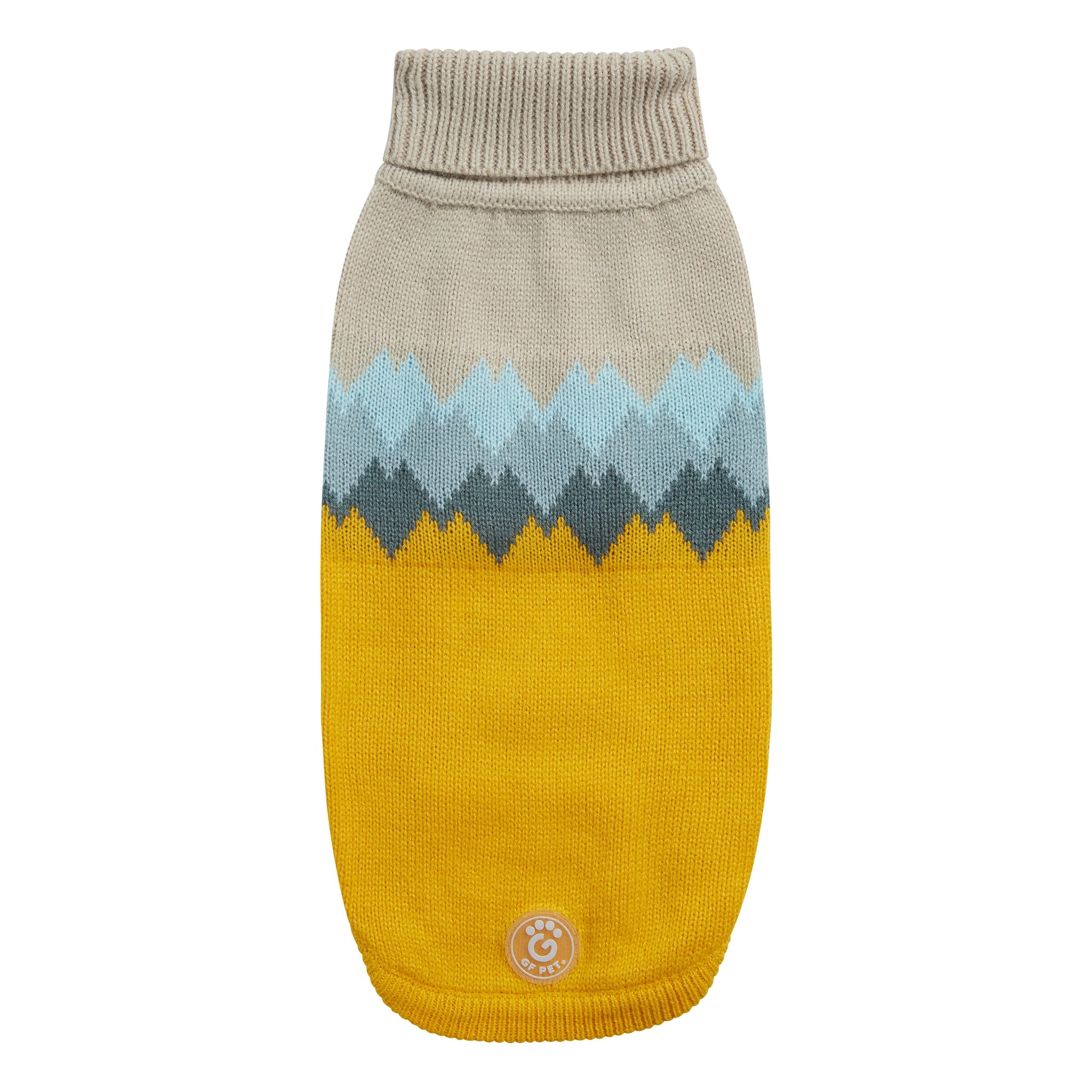 Fireside Sweater Yellow Dog Apparel Premium Pet Supply - main product image