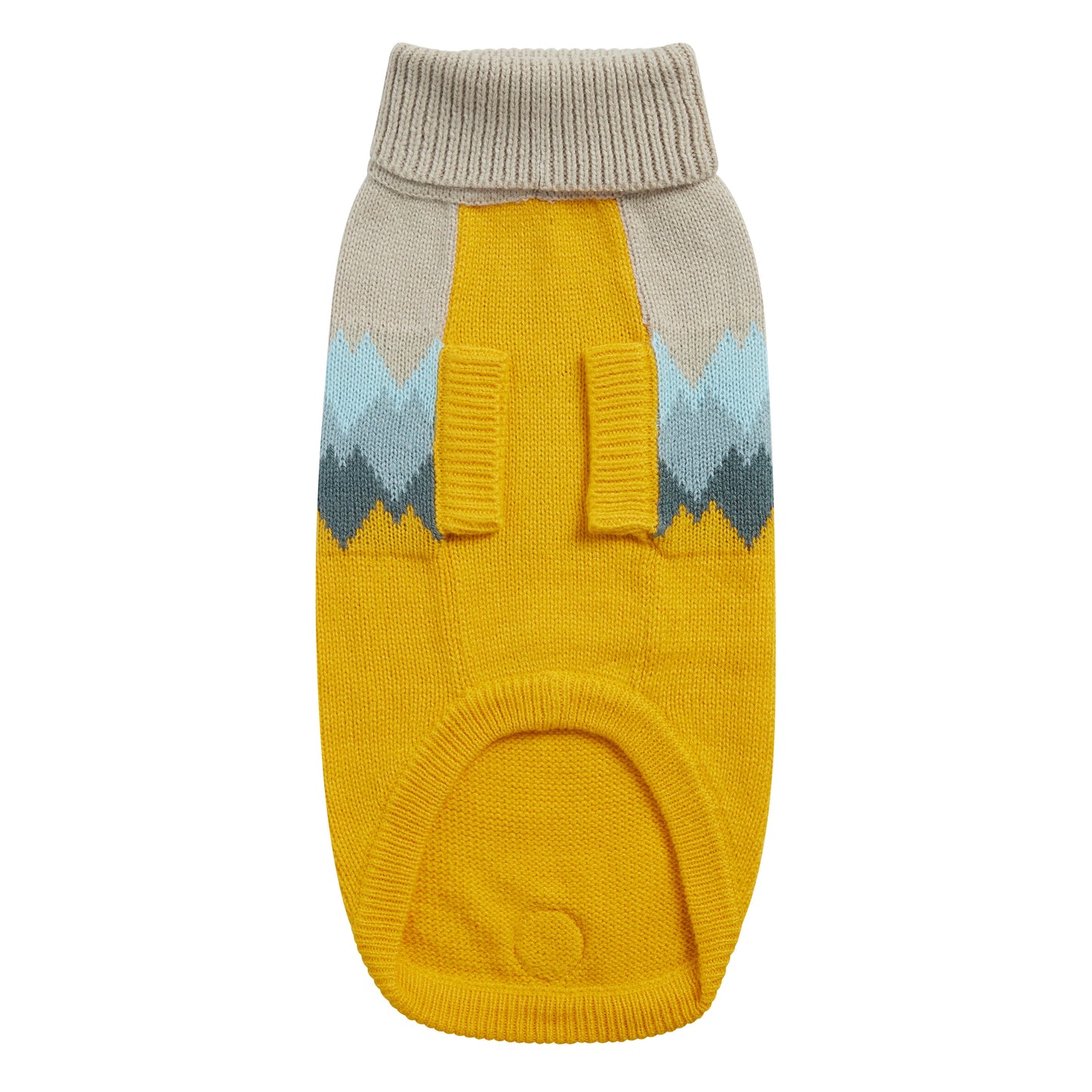 Fireside Sweater Yellow Dog Apparel Premium Pet Supply - lifestyle view