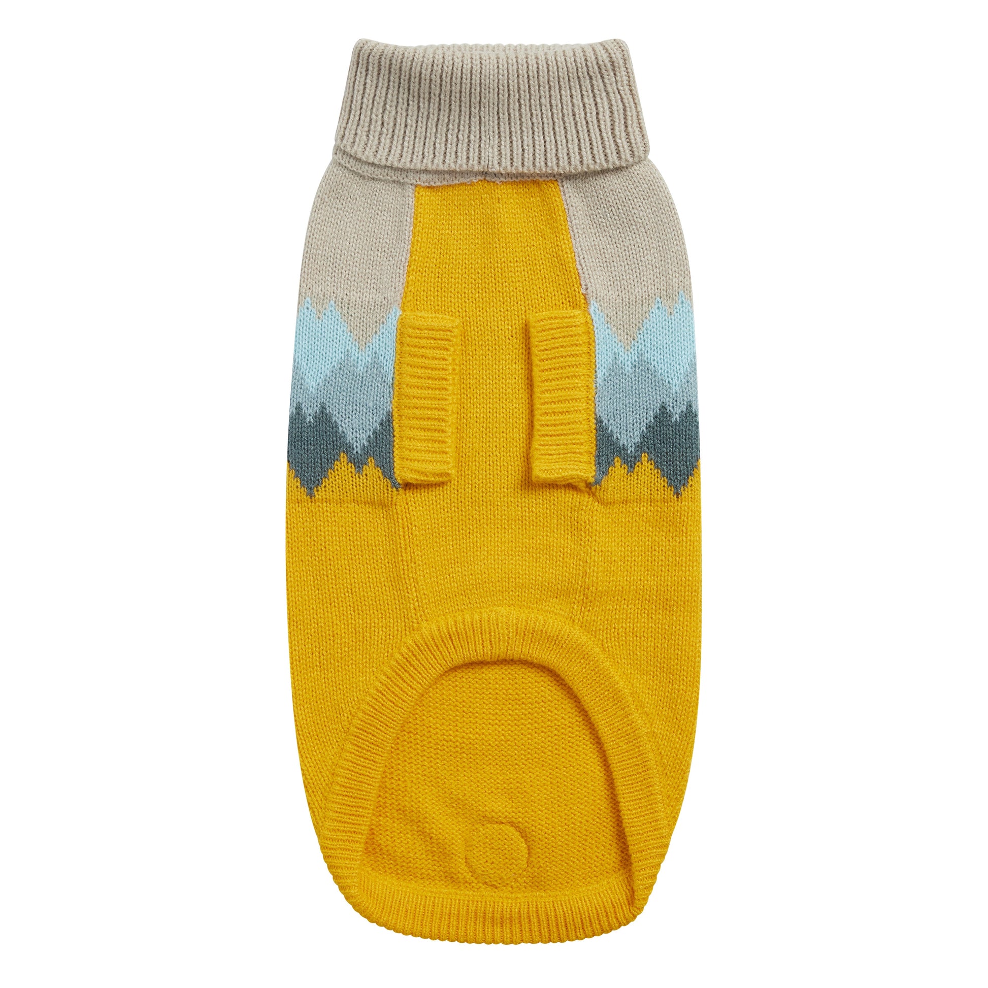 Fireside Sweater Yellow Dog Apparel Premium Pet Supply - lifestyle view