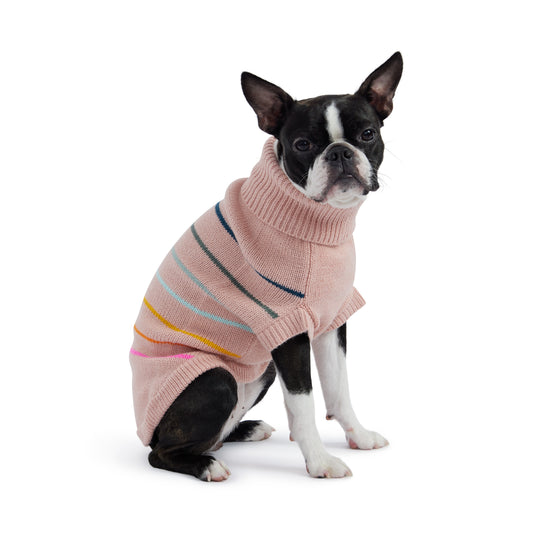 Arctic Sweater - Pink - detail view | Dog Sweaters at Purrfect Pet Kingdom for Dogs and Cats