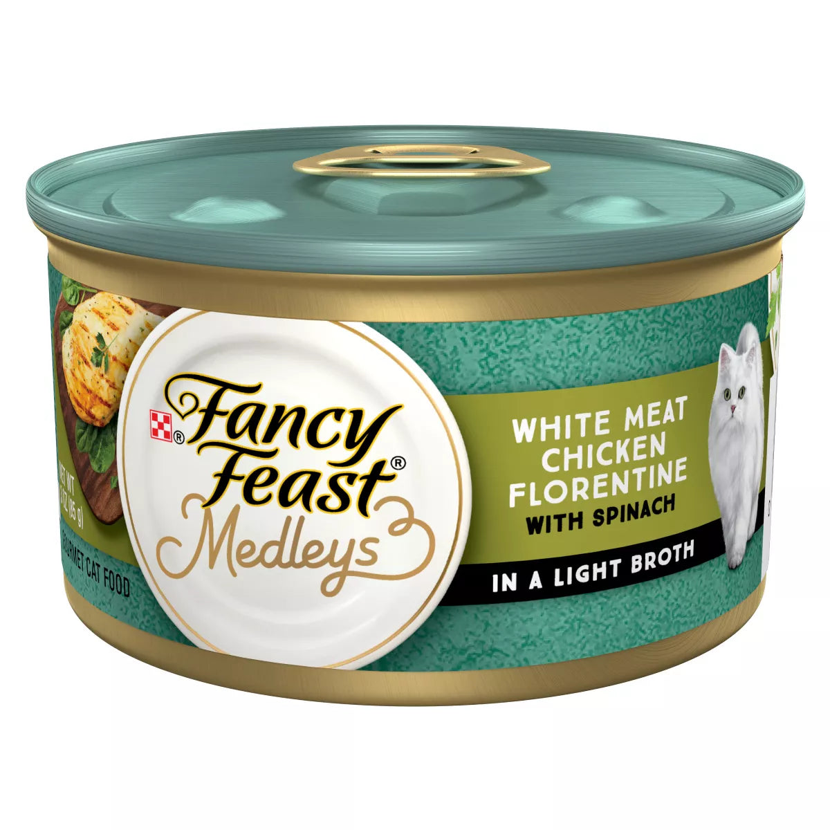 Fancy Feast Medleys Chicken Florentine 3Oz Wet Cat Food - main product image