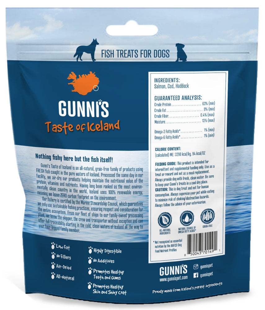 Dog Treats Premium Salmon Chews 5oz Training Rewards Premium - detail view