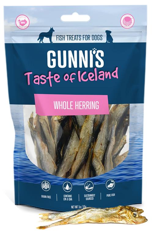 Gunnis Whole Herring Dog Treats 3Oz Dog Treats Premium - main product image