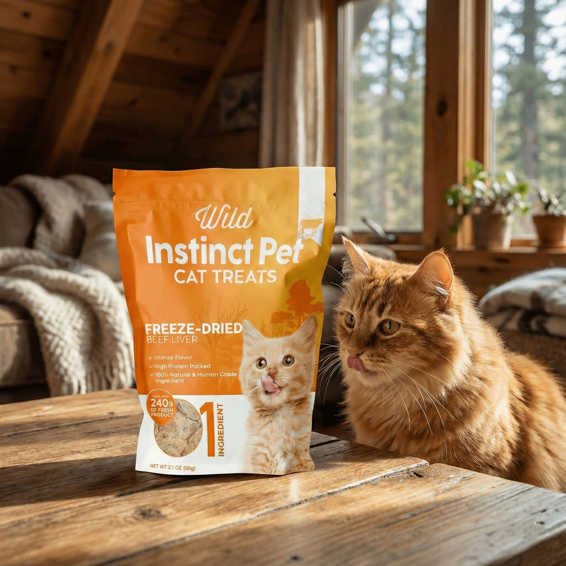 Freeze-Dried Beef Liver for Cats - detail view