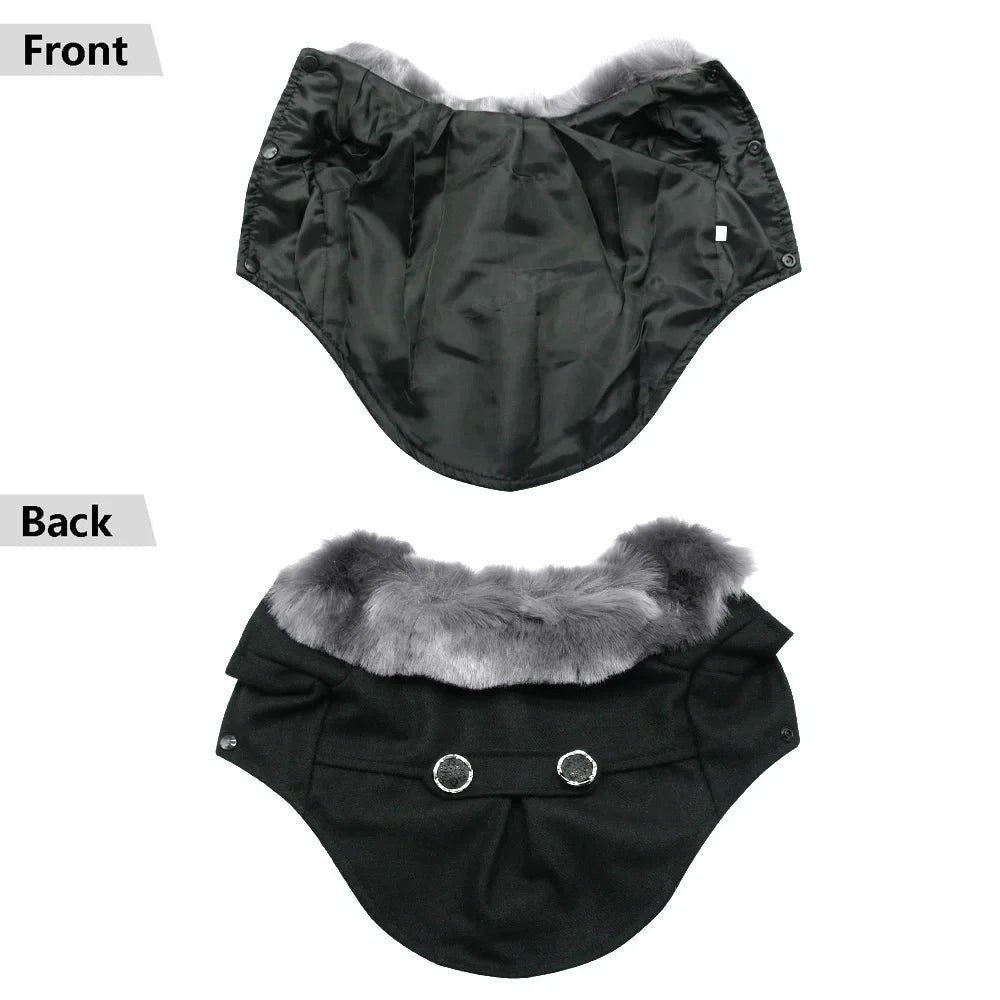 Pet Clothing For Dog Winter Coat For Small Medium Dogs Dog - close up view