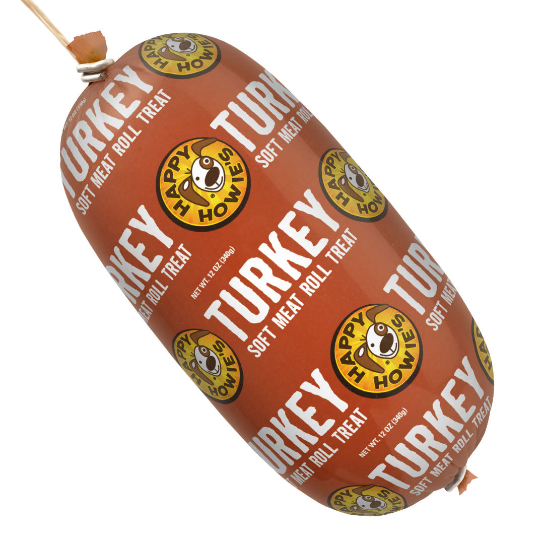 Happy Howies Turkey Meat Roll Dog Treat 12Oz Dog Treats - main product image