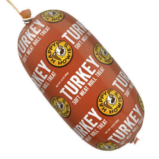Happy Howies Turkey Meat Roll Dog Treat 12Oz Dog Treats - main product image