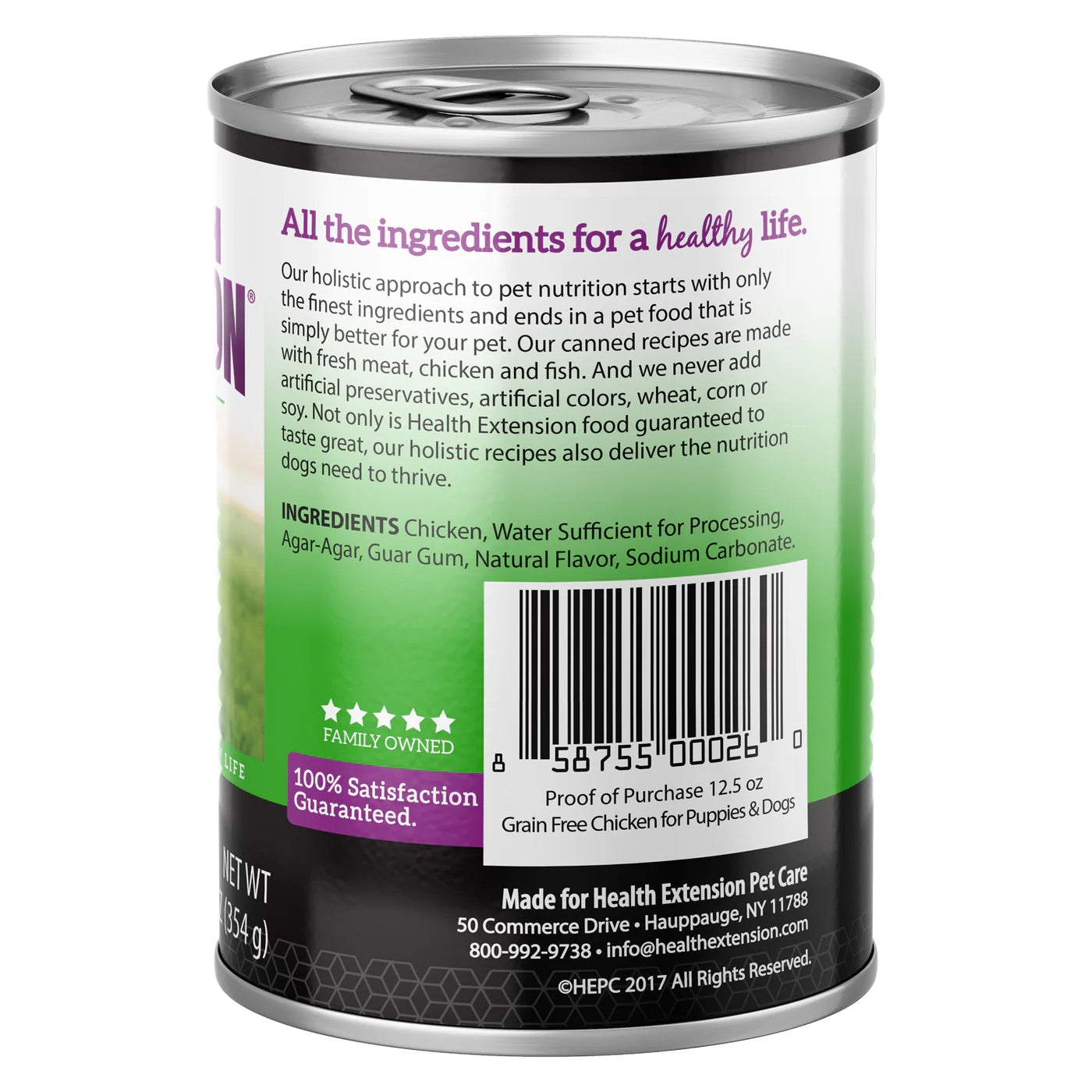 Health Extension Grain Free Chicken Dog Food Wet Dog Food - detail view