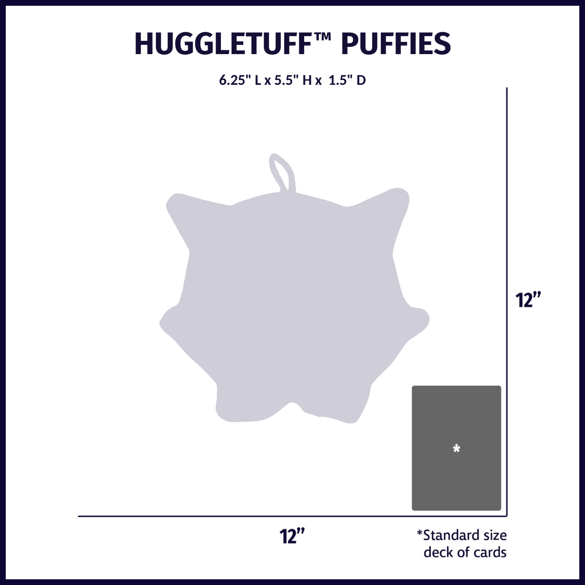 Dog Toy HuggleTuff Puffies Woodland Friends Plush Toys Pack main product image for dogs and cats