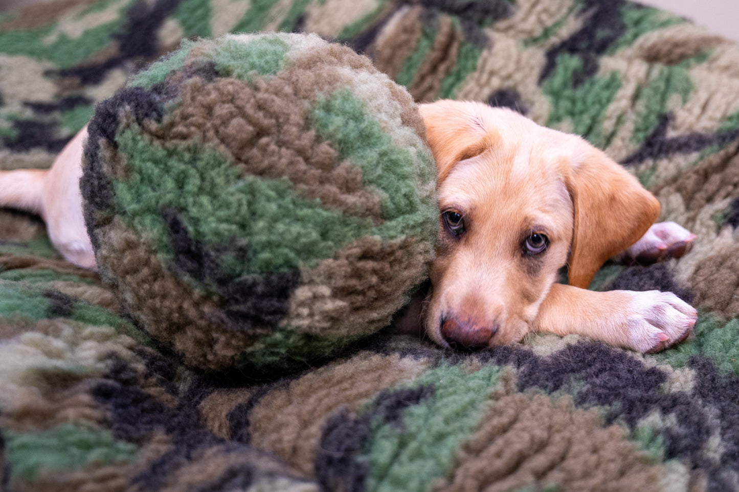 Dog Toy HuggleCause Warrior Canine Connection Camouflage main product image for dogs and cats