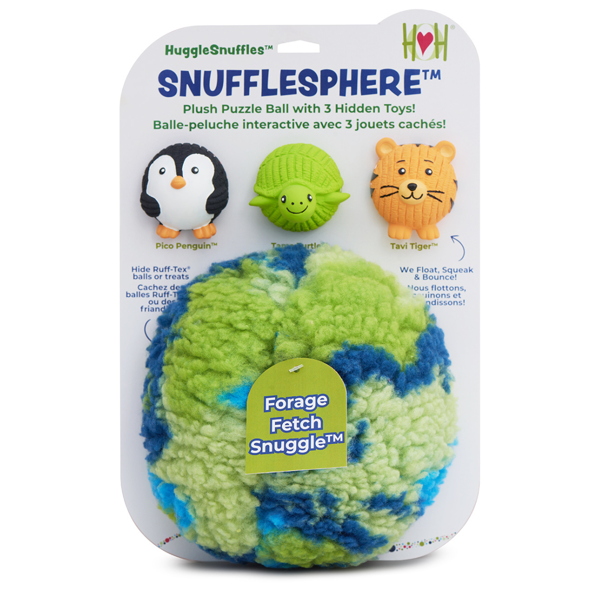 Pet Toy HuggleSnuffles SnuffleSphere Puzzle Ball for Comfort main product image for dogs and cats