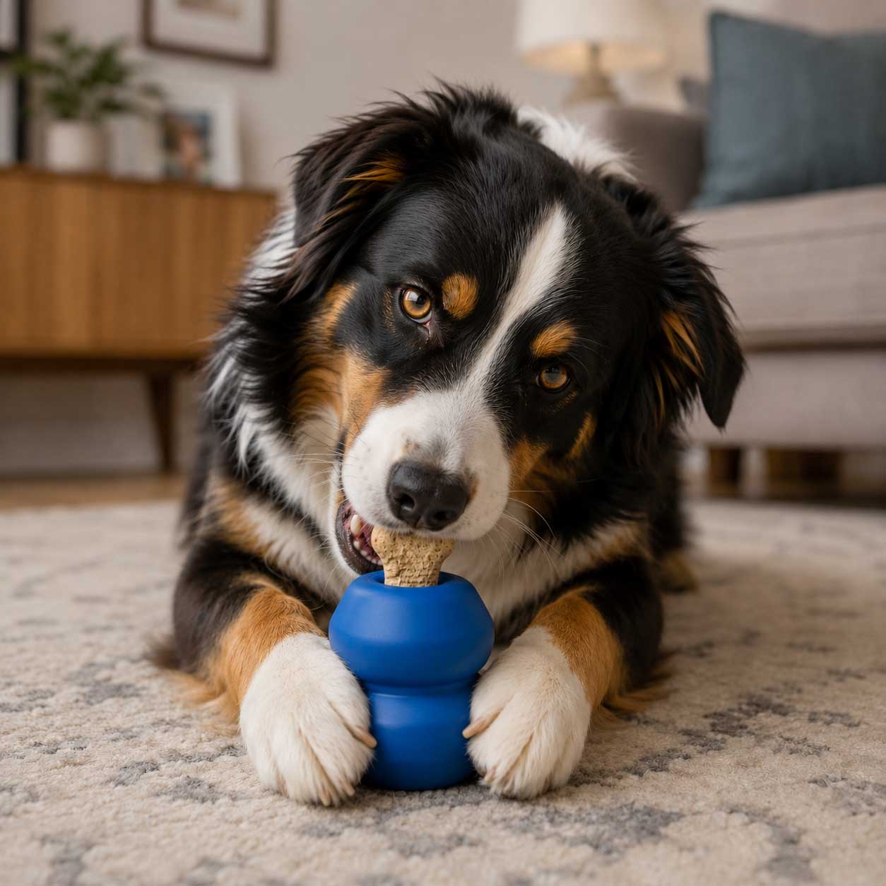 Double Trouble Dog Toy Dual Chamber Treat Dispenser For Dogs - gallery image 5