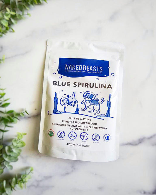 Blue Spirulina Powder Organic Pet Supplements Premium Pet - detail view