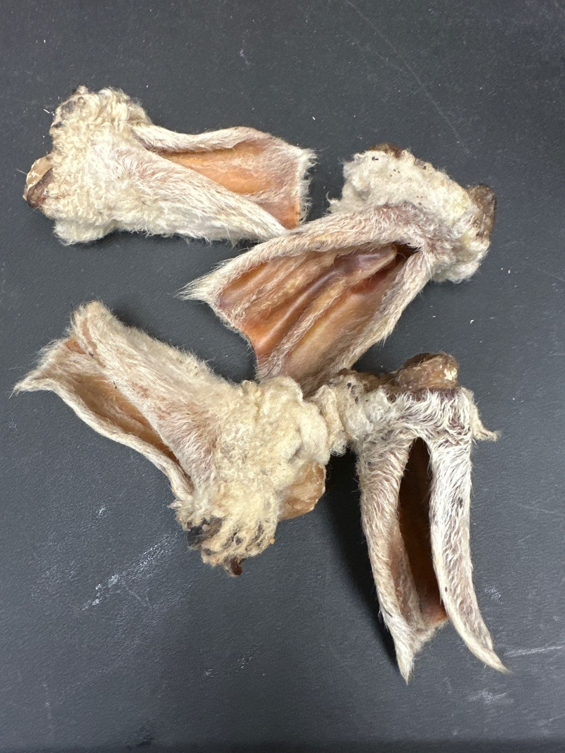 Dog Treats Lamb Ears Single Ingredient Chews Natural Reward - close up view