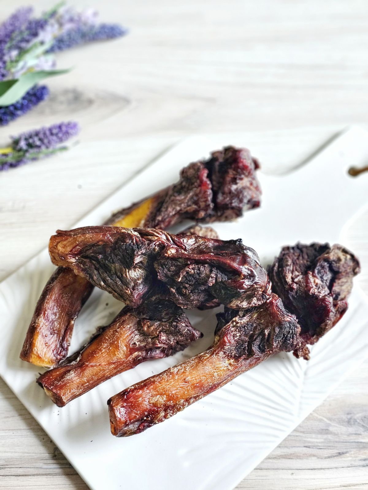 Dog Treats Beef Pizzle Single Ingredient Chews Natural Rewar - gallery image 11
