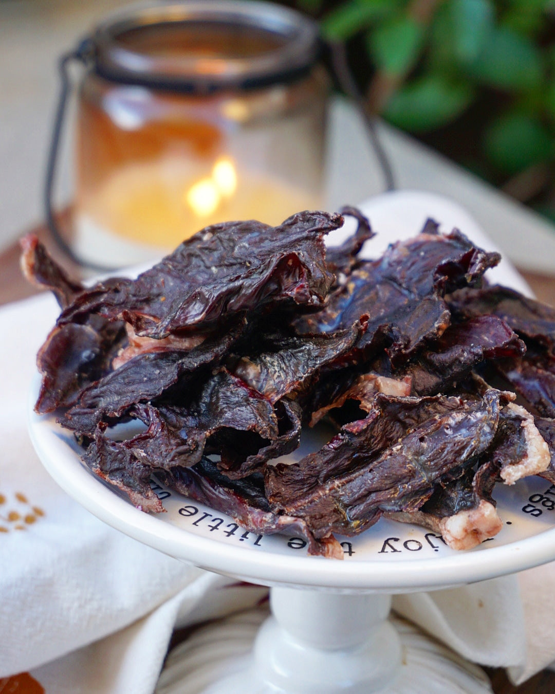 Dog Treats Beef Heart Single Ingredient Chews Natural Reward - detail view